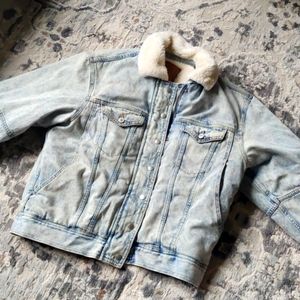 American Eagle Denim Jacket - Size L
